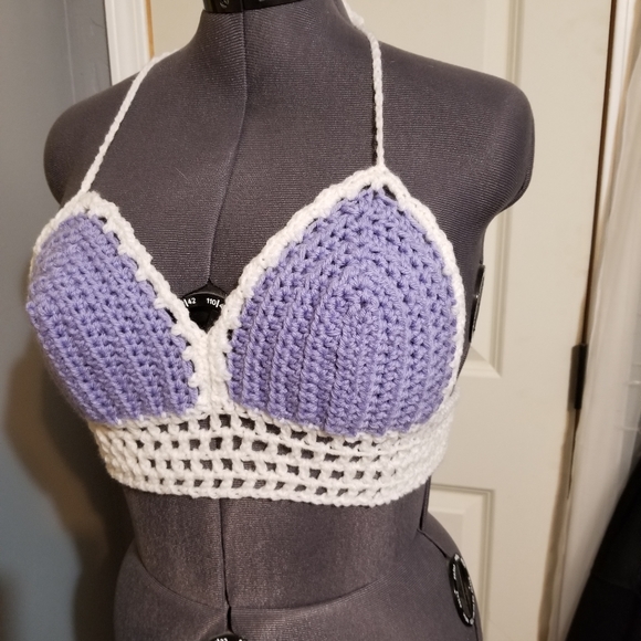 Crochet Bralette/Bikini Handmade - Picture 2 of 10